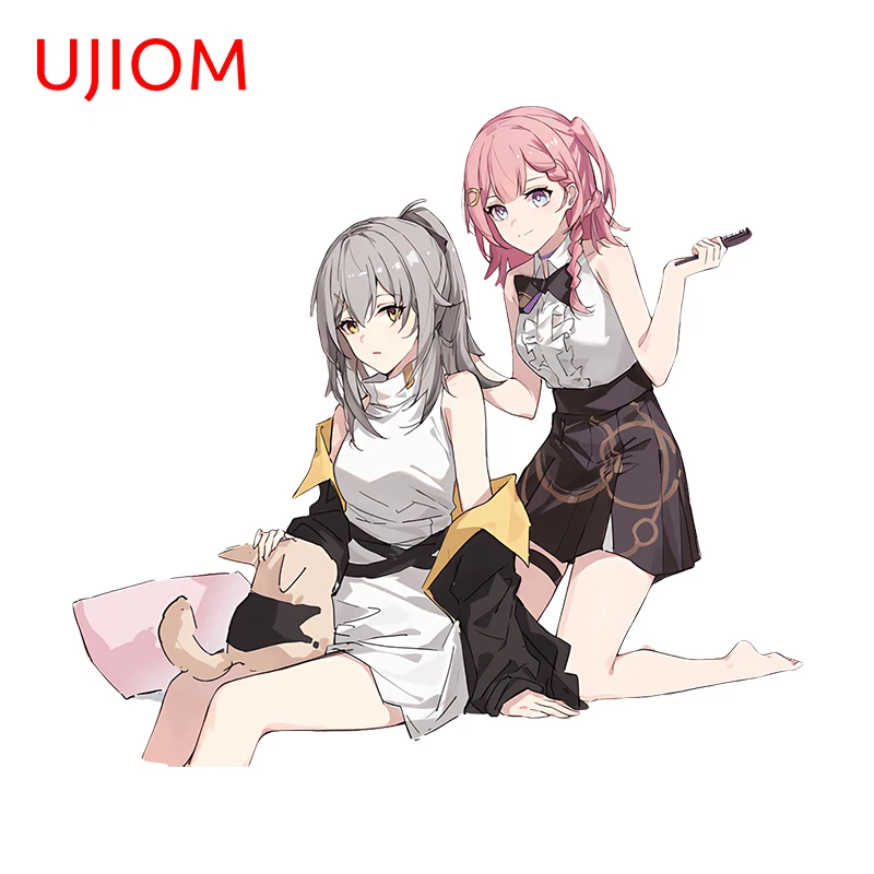

UJIOM 13 см X 11,8 см Asta Trailblazer Pretty Anime Girls милые настенные наклейки переводная картинка для ванной индивидуальное украшение для дома фрески