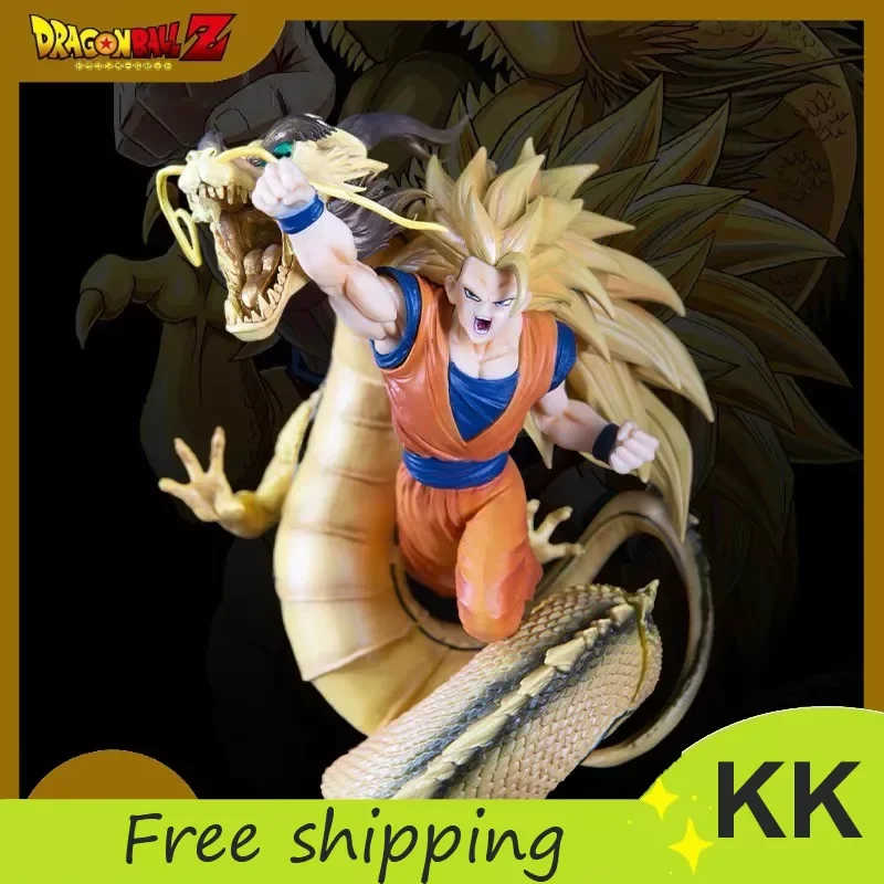 

20cm Dragon Ball Figure Son Goku Dragon Fist Statue Collection Anime Periphery Display Holiday for Children PVC Model Gift Toys