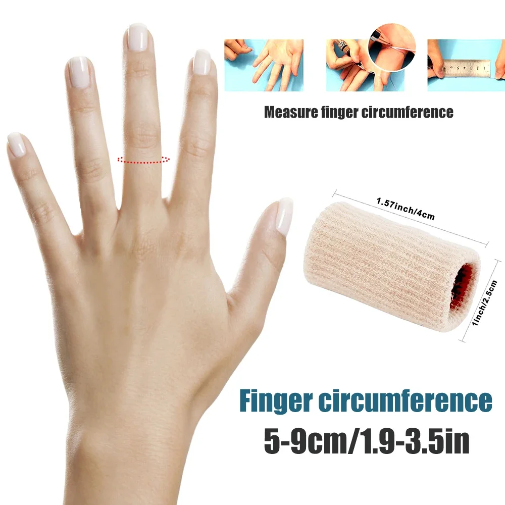 Finger Guard 10Pcs/Set Finger Protection Arthritis Support Outdoor Sports Basketball Volleyball Elastic
