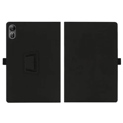Premium PU Leather Tablet Case with Stylus Pen Loop Holder - Black for Blackview Mega 12 5G (Black)