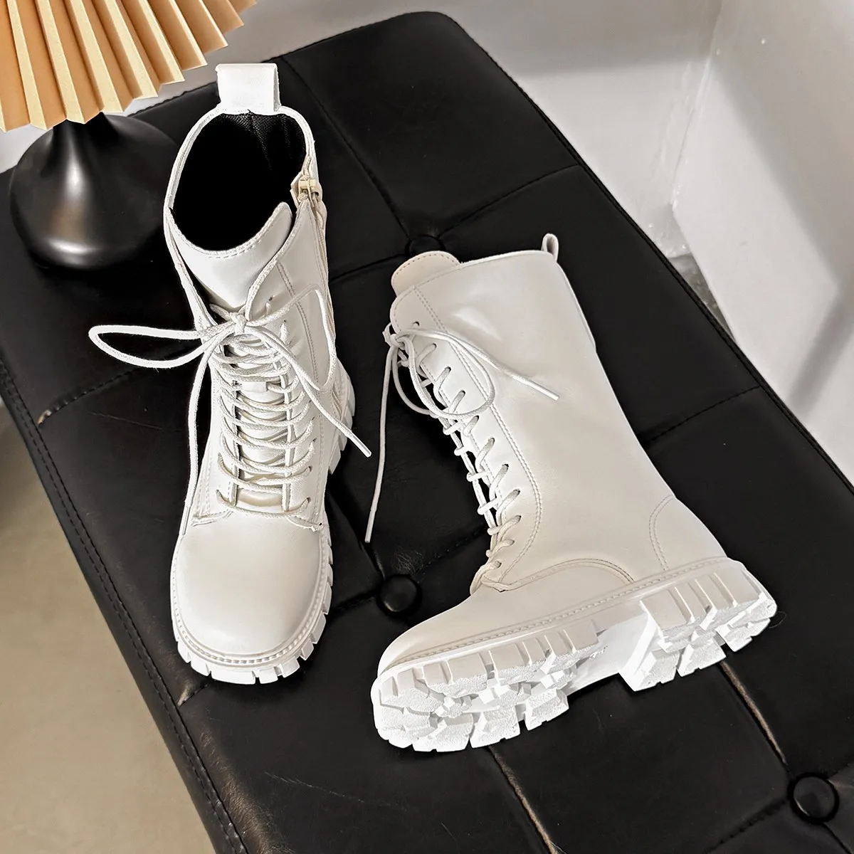 Girls Mid Calf Boots Winter Thermal Anti Slip Kids Shoes