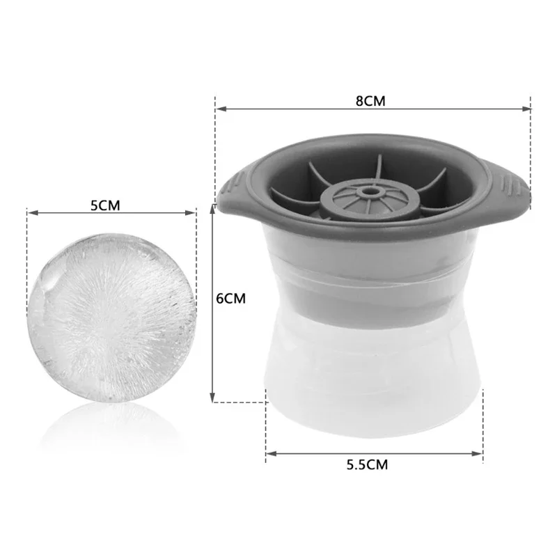 Ice cube mold whiskey ice cubes set 5cm Big Size Ball Ice Molds Sphere Round Ice Cube Makers home and bar party kitchen whiskey cocktail DIY Cream Form