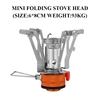 Ultralight Mini Camping Stove Heater All-in-one Gas Stove Foldable Outdoor Cookware Perfect for Picnics, Cooking, and Hiking