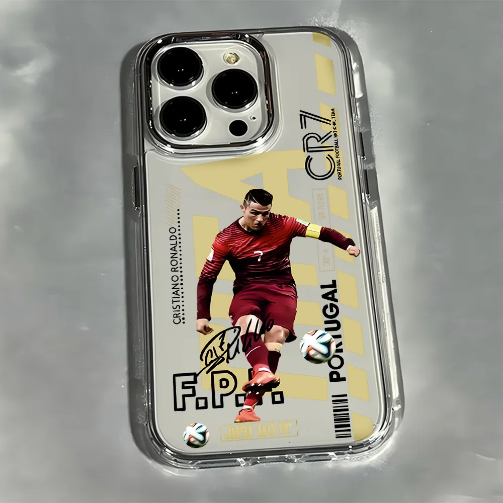 Famous Football Player Transparent Soft Phone Case