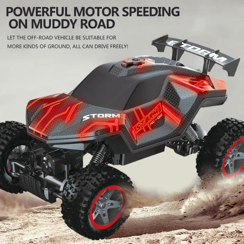 RC Car 20km/h High Speed 2.4GHz 4WD All Terrains Off Road Monster Trucks Remote Control Car 4x4 Rc Cars For Adults rc crawler 5