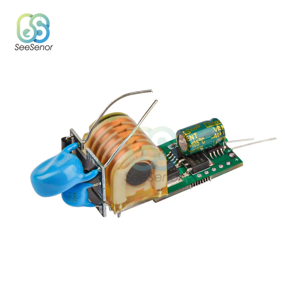 Power Module Voltage Generator 1PCS DC 5V-12V to 5KV-15KV High Voltage Generator Step-up Inverter Arc Igniter Coil Module Boost Board