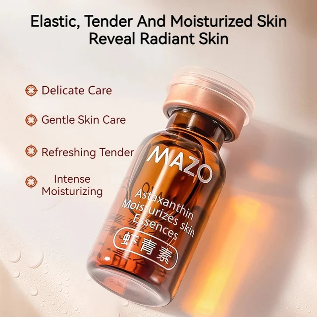 Facial Essence Set Astaxanthin Firming Lifting Anti-Aging Antioxidant Repair Acne Reduction Fine Lines Moisturizing SkinCare Set 2