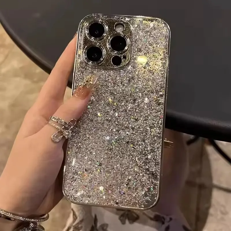 Luxury Glitter Bling Phone Case - Shockproof Bumper Cover