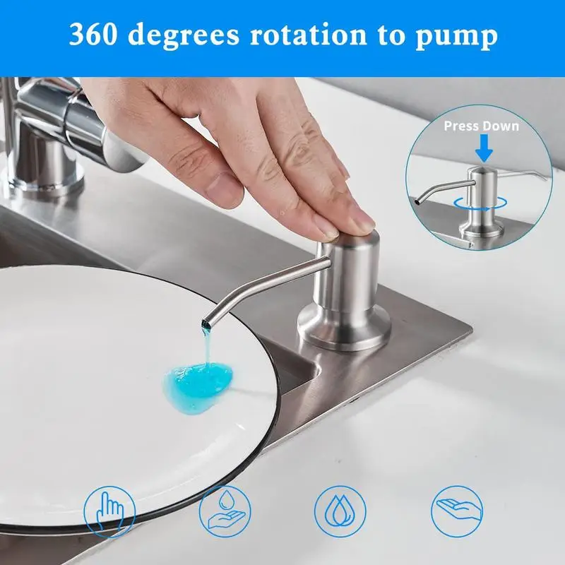 Soap Dispenser Soap Dispenser for Kitchen Sink Kitchen Sink Soap Dispenser Extension Tube kit Under Pump accessorie