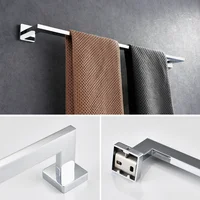 ผ้าขนหนูเดี่ยว30-80ซม.ห้องน้ำผ้าเช็ดตัวแขวนห้องน้ำเสื้อผ้าชั้นวางห้องครัว Storage Rail ทองเหลืองอุปกรณ์เสริม 3