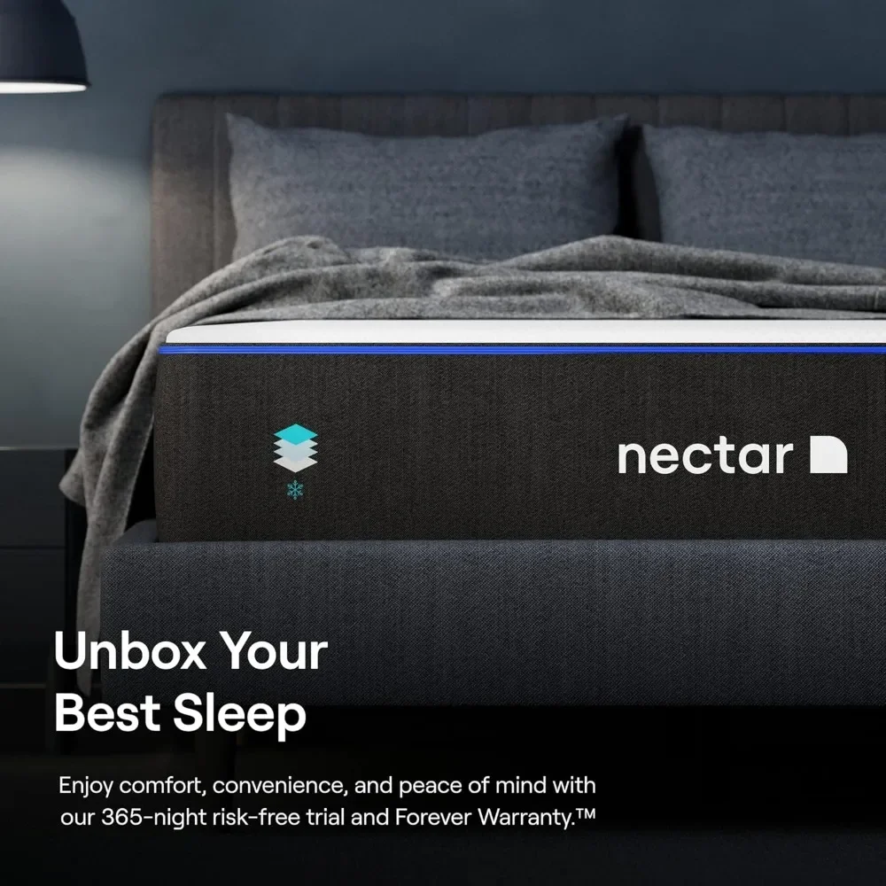 Nectar Full Mattress, 365 Night Home Trial, Gel Memory Foam Mattress, Mattresses 6