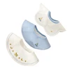 3Pcs Set Japanese Style Infant Toddlers Baby Bibs Cotton Cartoon Embroidery Newborn Burp Cloths Boys Girls Saliva Towel 4