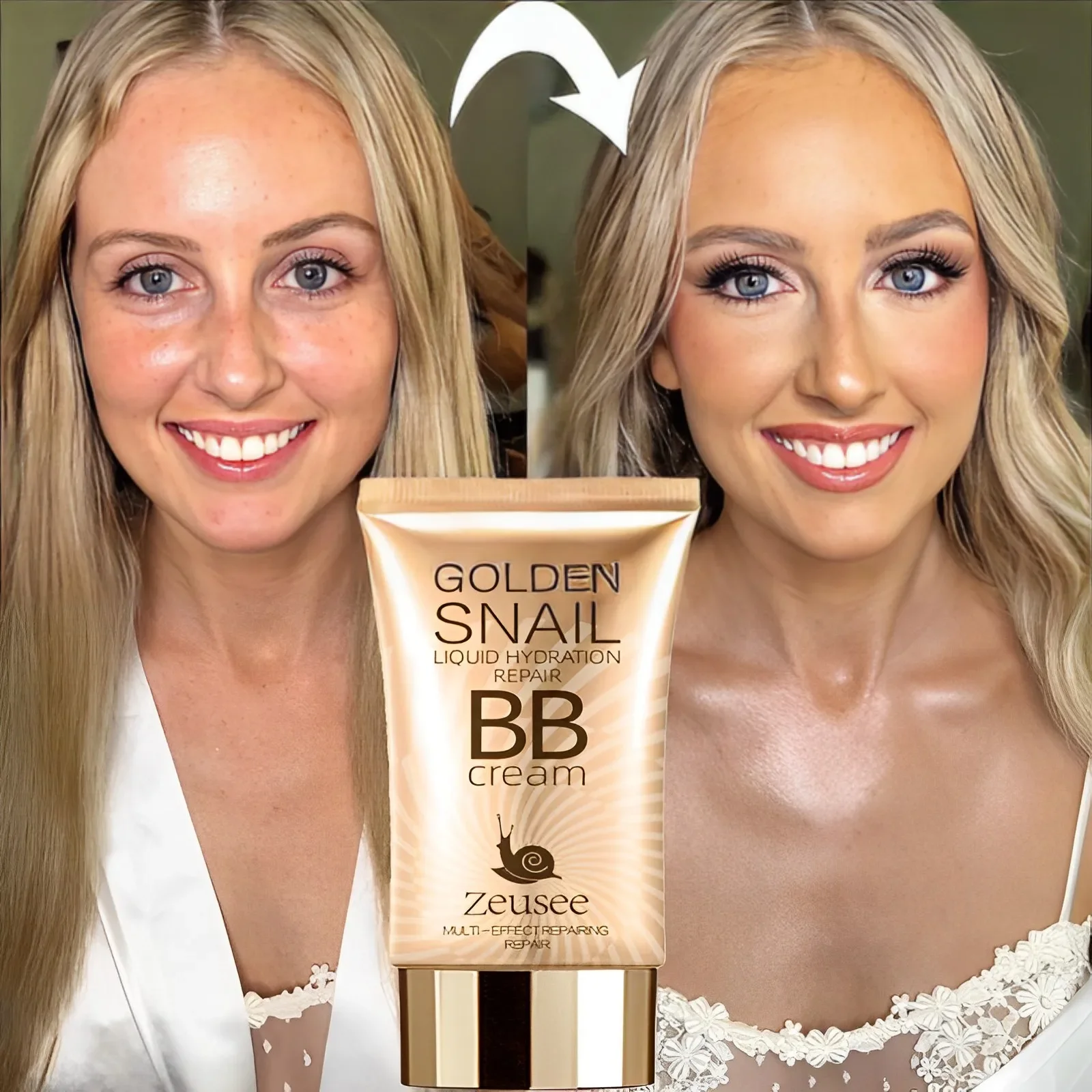 BB Cream Waterproof Liquid Foundation Long Lasting Oil-control Cover Acne Makeup