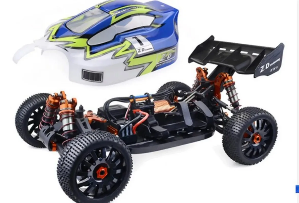 Rc Car Accessories For Vehicles ZD Racing 08421-V3 1/8 Four-wheel Drive OFF-road PVC Shell Car housing Body Shell For 1:8 Rc