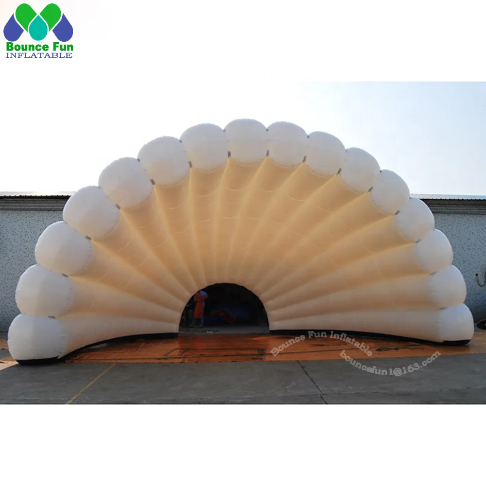 Newcommercial Igloo Large Gonfiabile Stage Cover White Shell Dome Tende E Rifugi Patio Party For Wedding Event Music Concert