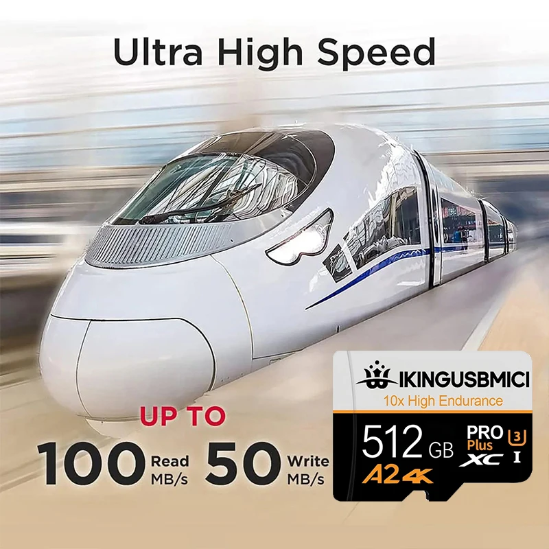 새로운 SD 카드 메모리 카드 TF 카드 마이크로 TF SD 카드 32GB 256GB 512GB 방진 Class 10 U3 노트북, 블랙박스, PC용
