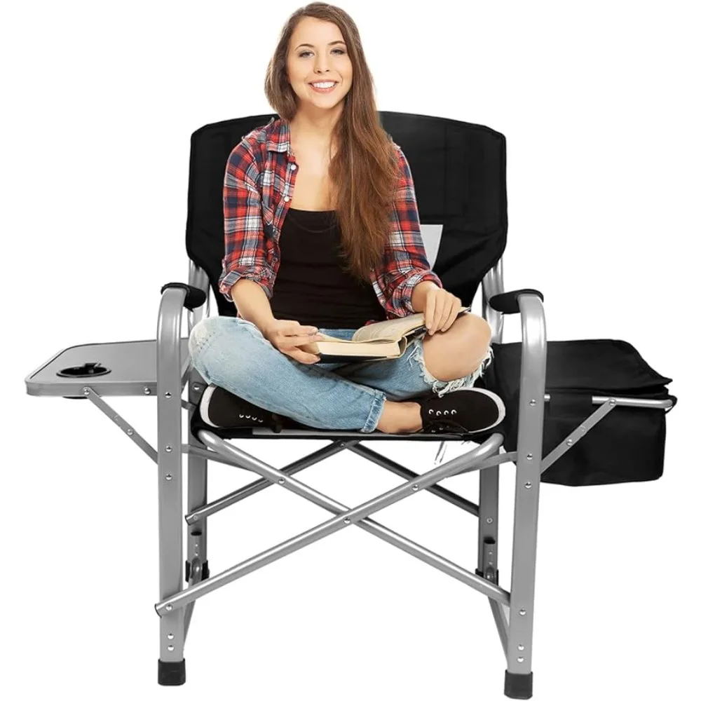 

Cooler Bag Fishing Chair Iron Chairs Padded Arms for Fishing Sports Beach Picnic Support 330lbs Free Shipping