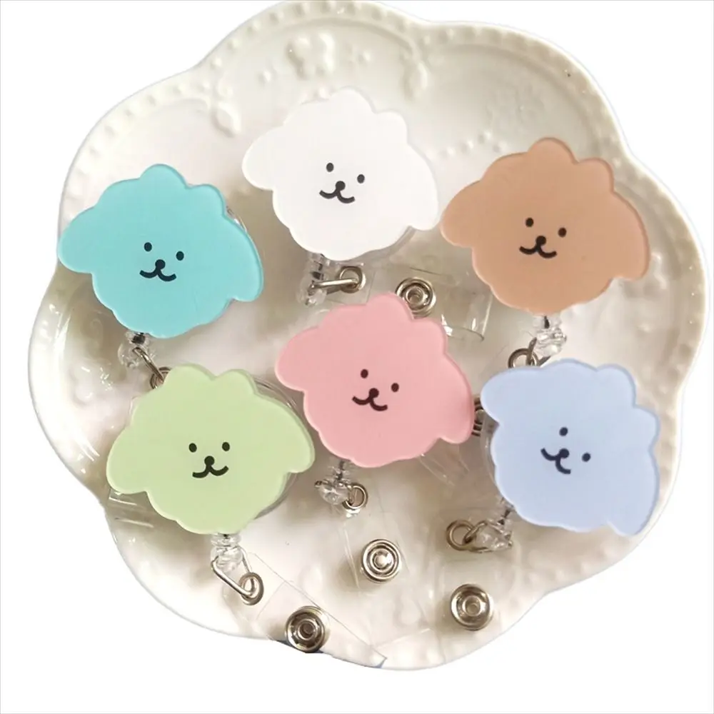 

Кошелек с рисунком животных, милая нагрудная карточка с рисунком собаки, идентификационная карточка, бирка с именем, легкая Выдвижная Пряжка, офисные и школьные принадлежности