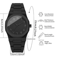 2PCS Fashion Men Quartz Watches Set Casual Plastic Band Man Sports Wristwatch Reloj Hombre（Without Box） 6