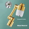 New filtration Kitchen Faucet Extender 2 Modes Metal Universal Swivel Bubbler Nozzle 1080° Rotate Filtered Faucet Extension 2