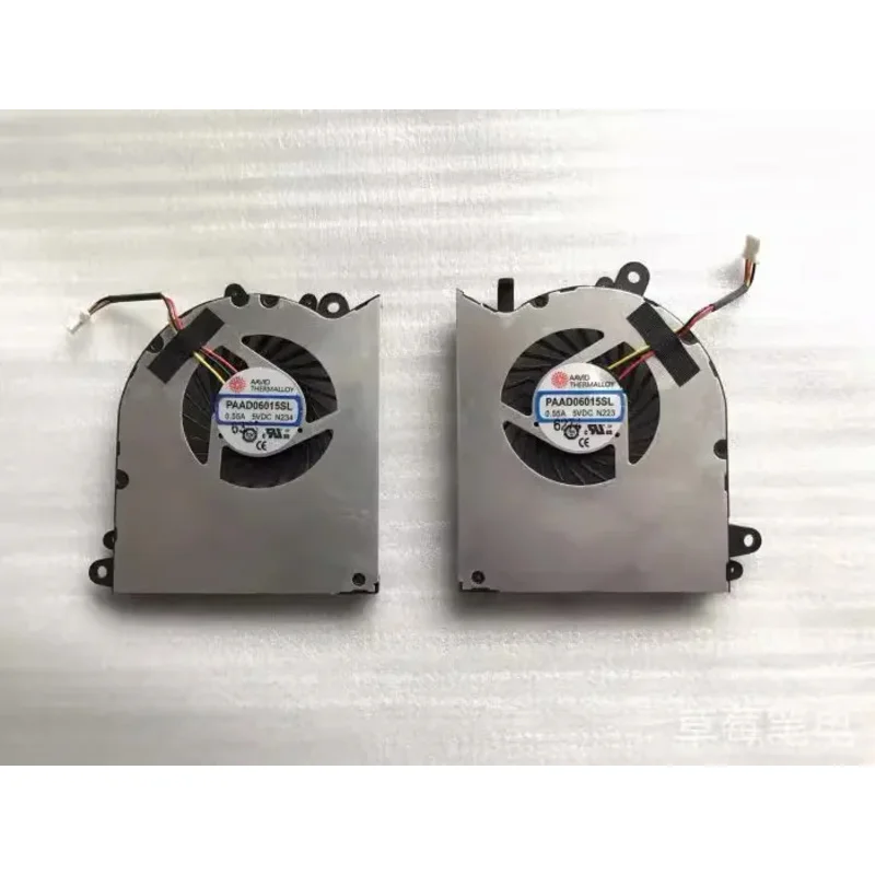 Ventilateur De Refroidissement CPU + GPU Pour MSI GS60 6QE, 6QC, PX60, WS60 - Remplacement Compatible PAAD06015SL, N294, N293 - 5