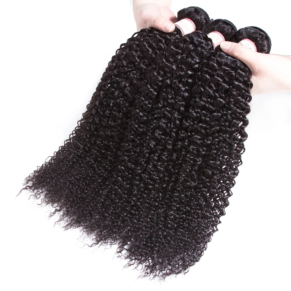 Brazilian Hair Weave Bundles Curly Bundles Remy Human Hair 1pc 3pcs 4pcs Curly 100% Human Extensions