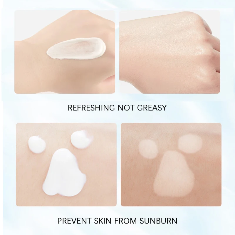 Facial Body Sunscreen Moisturizing Isolating Cream SPF50+ Sun Cream Isolating Ultraviolet Long Last Protection Skin Care 50ml