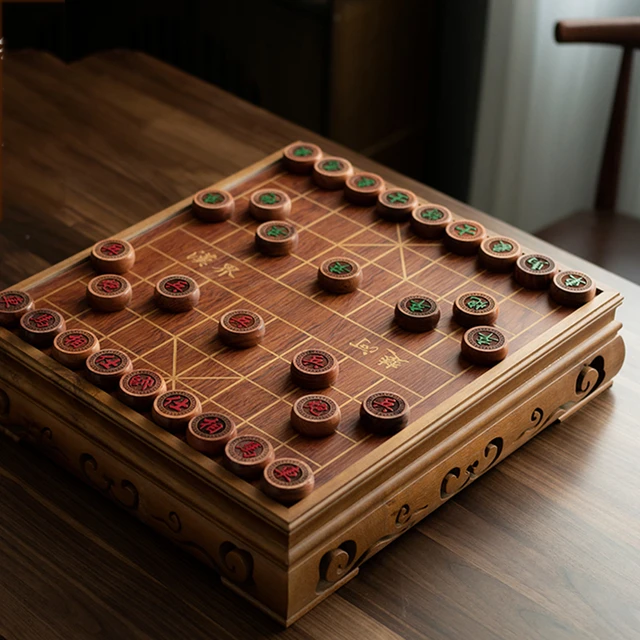 Jogo de tabuleiro de xadrez chinês jogo de tabuleiro clássico jogos de  tabuleiro 3d jogos de família para mesa jogo de tabuleiro jogo de família -  AliExpress