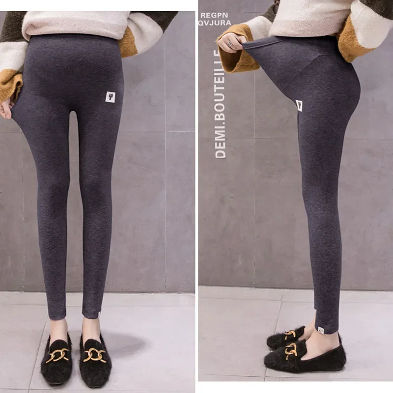 Pregnant Women Adjustable Bottoming Pants Maternity High Waist Tights Pants Women Comfortable Breathable Elastic Leggings maternity pants