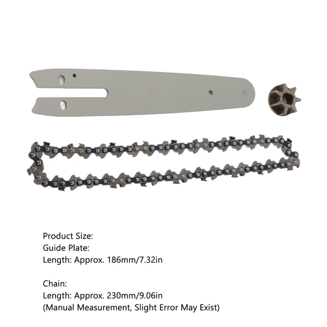 2 Catene Per Mini Motosega 6 Pollici - 36 Maglie | Ricambio Per Motoseghe A Batteria