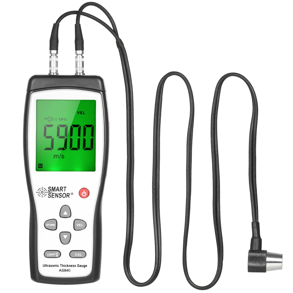 SMART SENSOR Professional Ultrasonic Thickness Gauge Handheld LCD