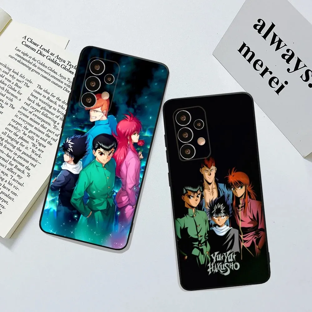 YuYu Hakusho чехол для телефона Samsung Galaxy A13,A21s,A22,A31,A32,A52,A53,A71,A80,A91 мягкий черный Чехол YuYu Hakusho чехол для телефона Samsung Galaxy A13,A21s,A22,A31,A32,A52,A53,A71,A80,A91 мягкий черный Чехол