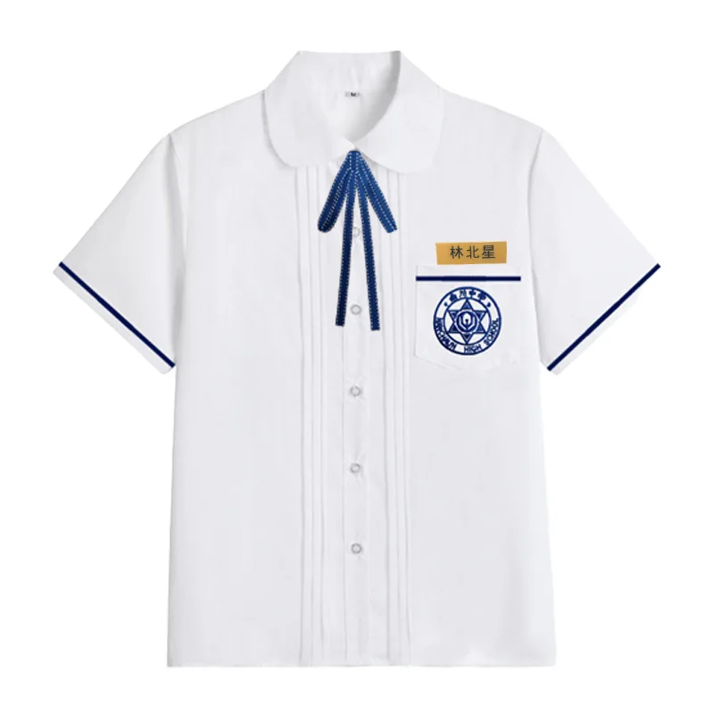 Asian Jk Uniform 5 Piece Set High School Student Chinese Taiwan School Sailor Seifuku Woman Girl Navy Pleated Skirts Japan