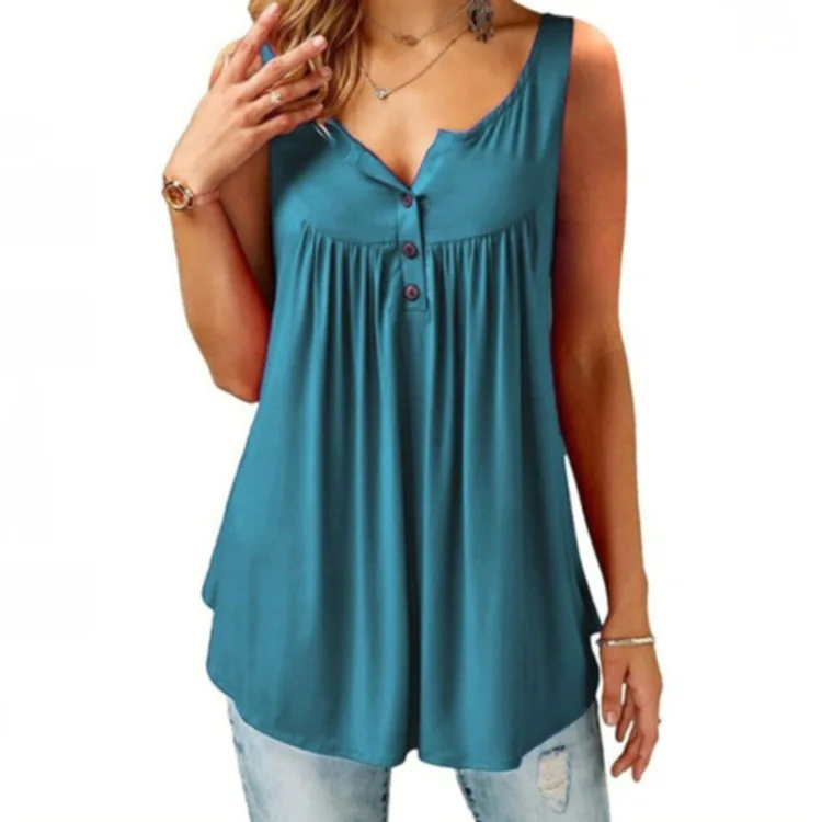 Oversized Blouse Casual Beachwear