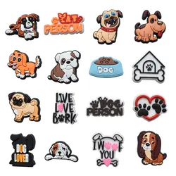 Shoe Charms Decorations for Crocs Kids Girls Women Christmas Gifts Birthday Party Die PVC Pins X-mas Dog Kawaii Shoe Accessories
