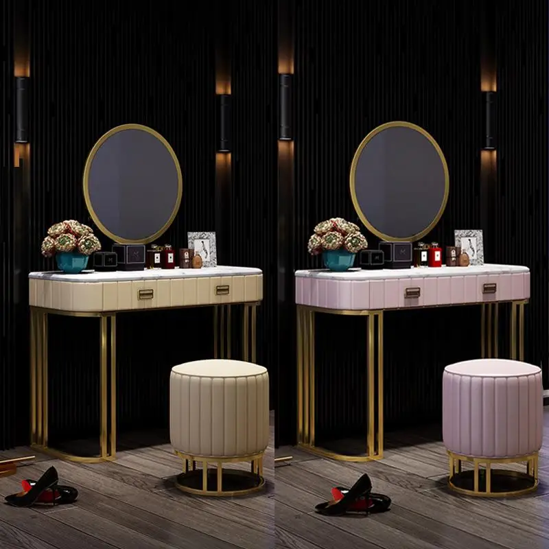 

comfortable Storage Bedroom Vanity Table Cabinet Makeup Dresser Table Luxury Bedroom Chest Of Drawers coiffeuse Furnitures HY