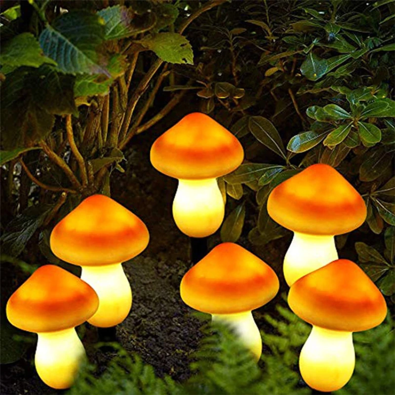 

Solar Mushroom String Lights Smart Light Sense Garden Lights Outdoor Waterproof Lawn Lamp Patio Yard Christmas Landscape Decor