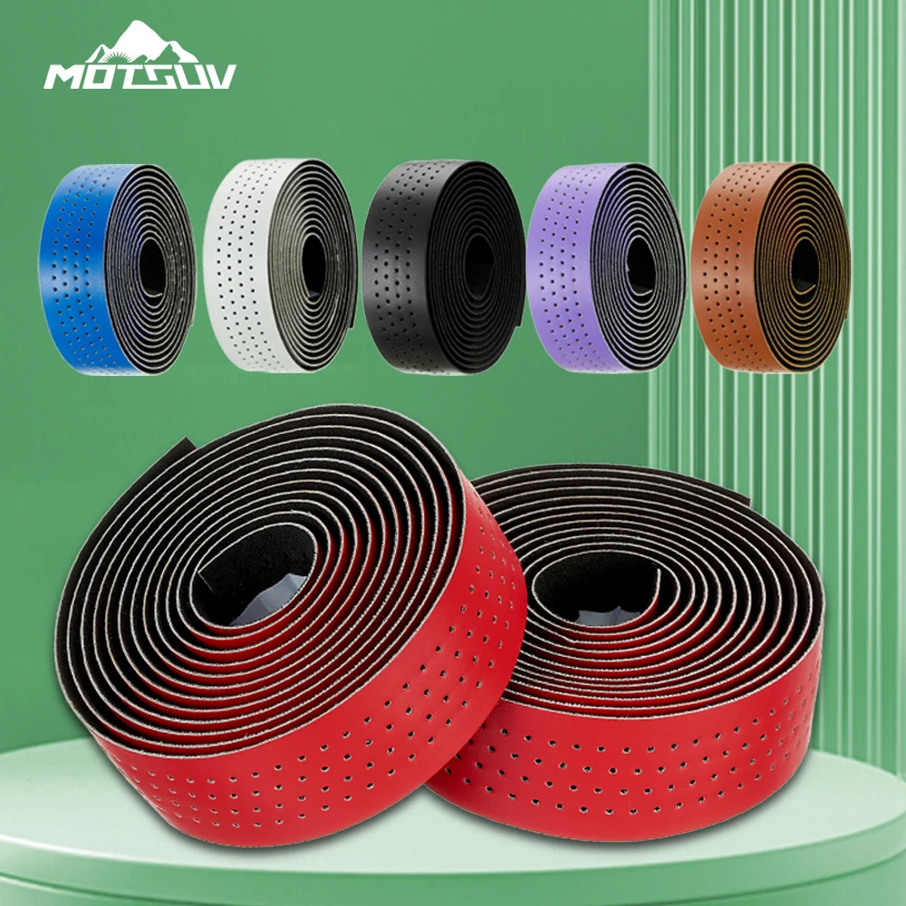 Bike Handlebar Tape Road EVA/PU Soft Anti-Vibration Wrap Durable Anti-slip