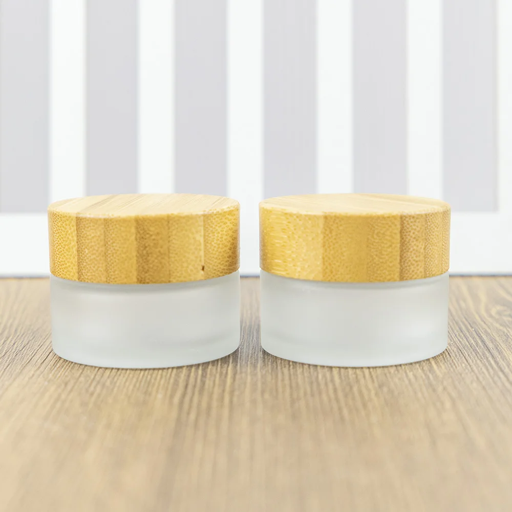 15ml Frosted Cosmetics Jars Glass Face Cream Bottle Empty Eye Essence