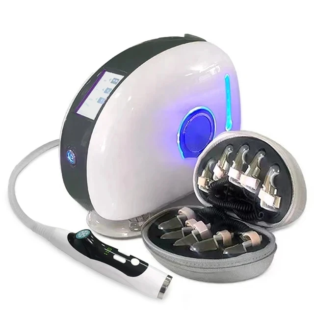 Microcurrent Therapy RF EMS Golden Fingers Body Massager for Face Lifting Meridians Dredging 3