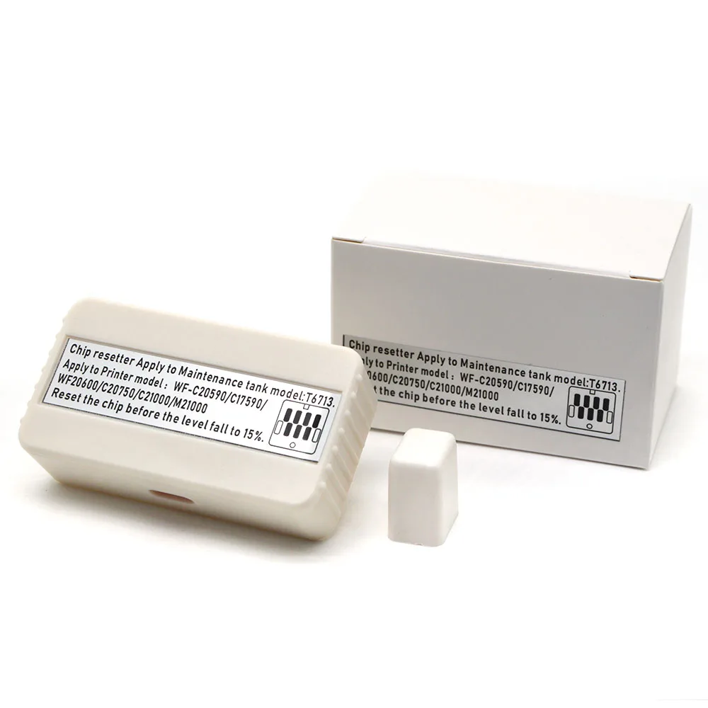T671300 T6713 Maintenance Box Chip Resetter for Epson WF-C21000 WF-M20590 WF-C20750 WF-M20590F WF-M21000 WF-C20600 WF-C17590