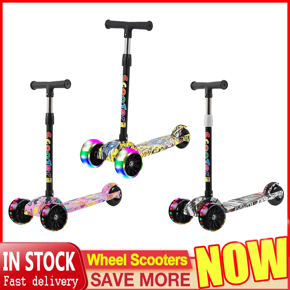 Children Scooter 3 Wheel Adjustable Height Foldable