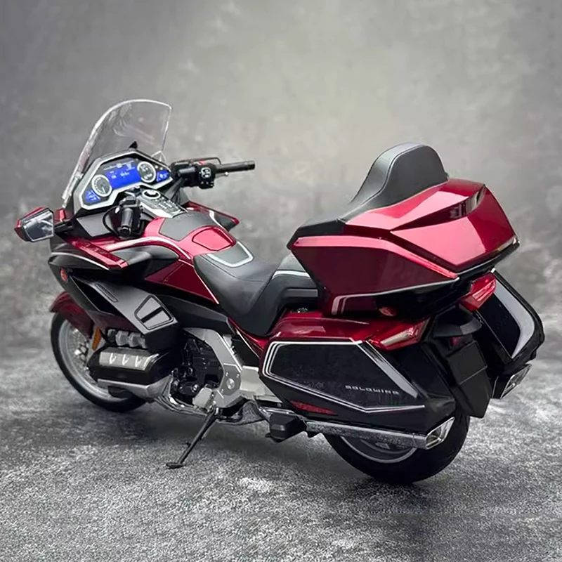 LCD 1/12 Golden Wing GL1800 Simulation Alloy Motorcycle Model Collection Model Ornament 6