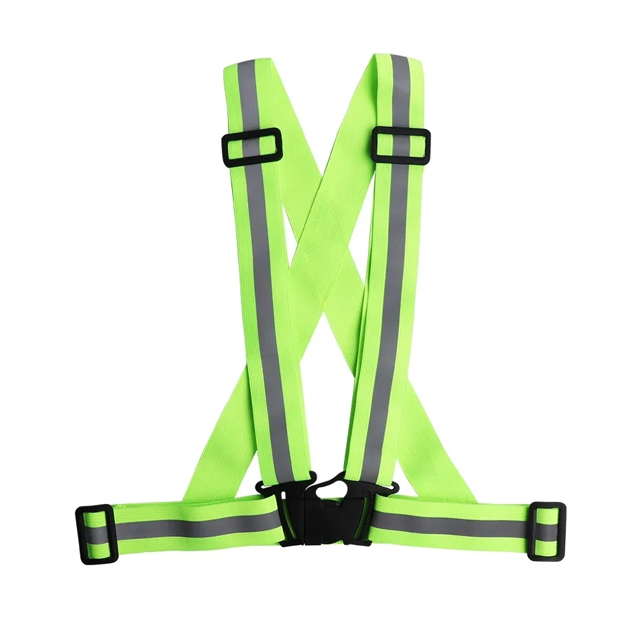 Adjustable Vest High Visibility Security Traffic Night Outdoor Running Cycling Sports