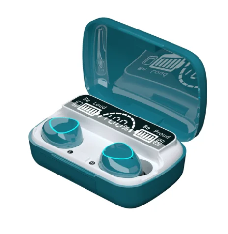 Wireless Earphones Bluetooth V5.0 TWS Wireless Headphones LED Display With Power Bank Headset With Microphone