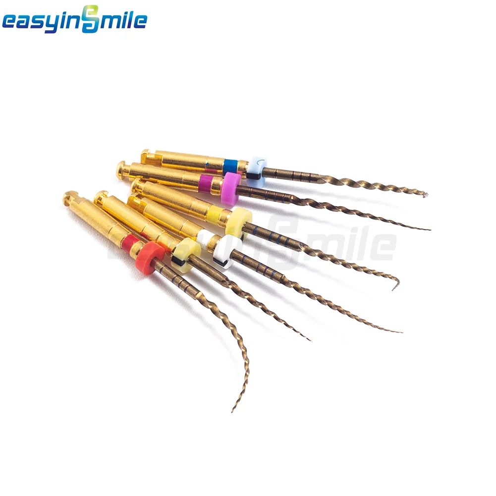 6 Stück/Packung Endo Rotierende Feilen Gold X-Pro Dental NITI Große Konische Endodontische Feilen SX S1 F1 F2 F3 21MM 25MM 31MM – Detail 4