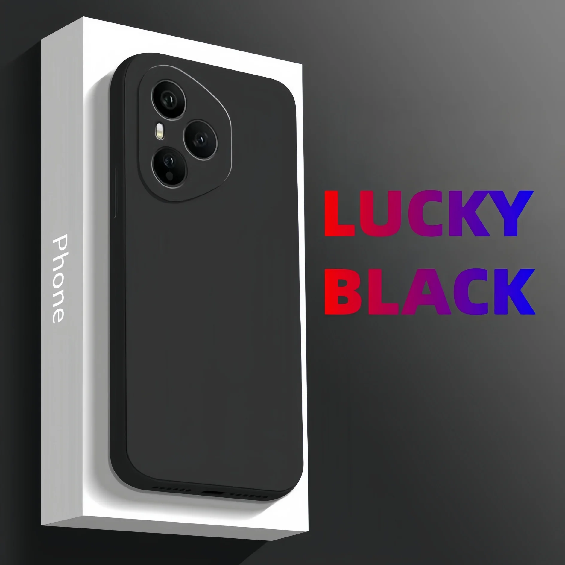 Noble Fashion Solid Colour Shockproof Protective Liquid Silicone Phone Case