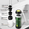 Electric Portable Coffee Machine Portable Italian Espresso Machine for Car & Home 3-in-1 Capsule Powder Travel Coffee Maker 5