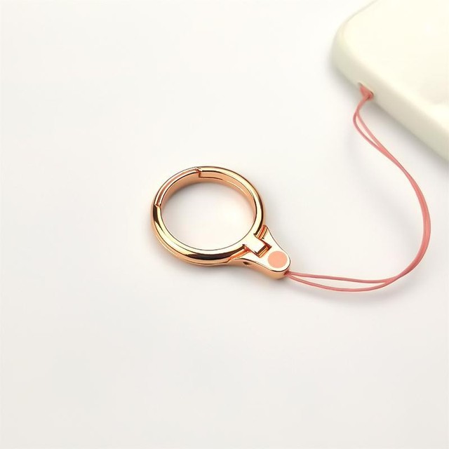 Phone Ring Lanyard Short Female Simple Phone Holder Suitable for Apple Anti-drop Universal Phone Straps