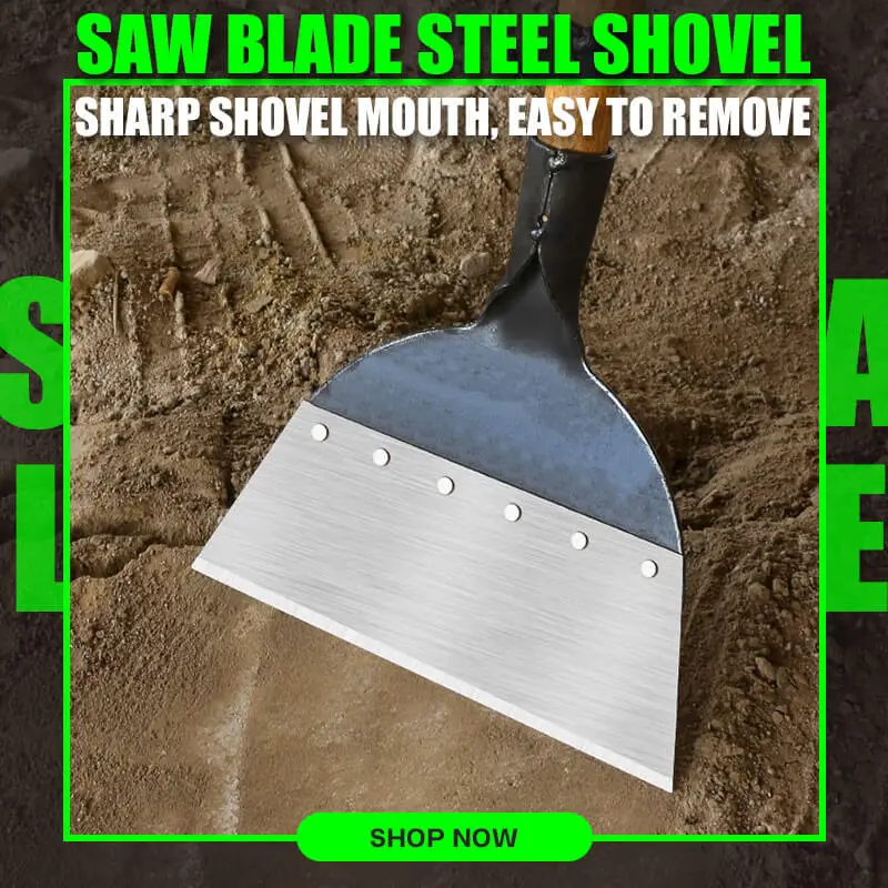 1PC Multi-Functional Outdoor Garden Cleaning Shovel Steel flat shovel ice shovel Weeding Planting Farm Weeding Tool Dropshipping 6